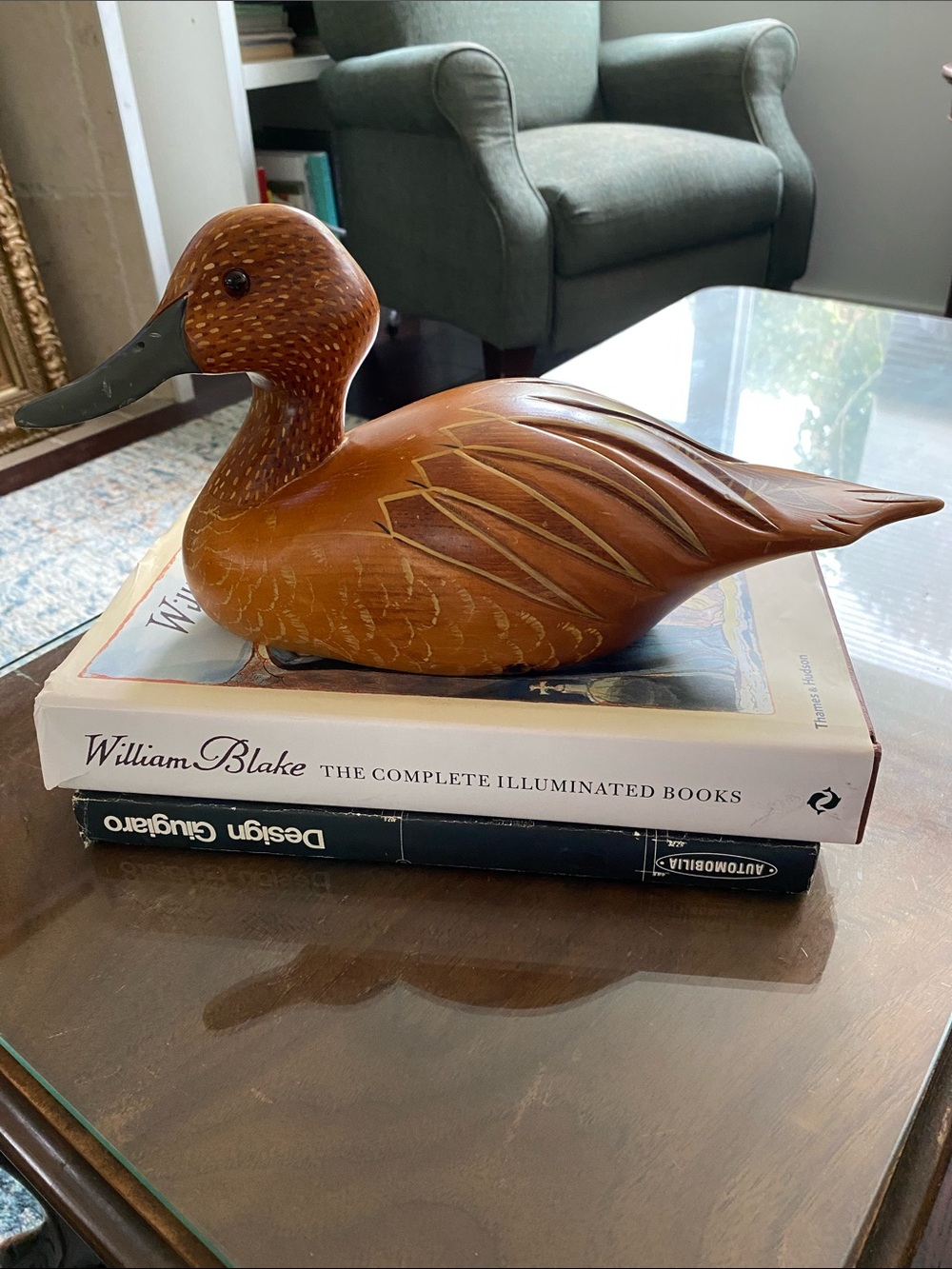 Country Traditions Original Wood Carving Ron Sadler Pintail Hen Duck Canada 🇨🇦